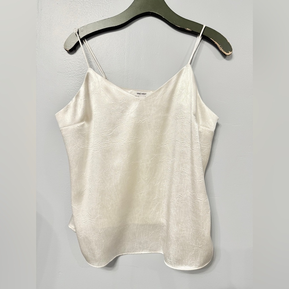 #12)  Nine West Ivory or Off-White Camisole Top